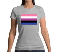 Bandiera LGBT Gender Fluid - Maglietta Donna - Fluid Queer Pride Non-Binary