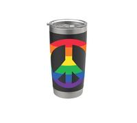 Bandiera LGBT Pride Pace Bicchiere termico in acciaio inox doppia parete