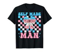Bandiera LGBTQ Transgender Trans Pride Self Made Man Maglietta