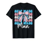 Bandiera LGBTQ Transgender Trans Pride Self Made Man Maglietta
