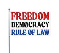Bandiera Libertà Democrazia Stato di Diritto Bandiere Libertà Democrazia Stato di Diritto per esterni per giar