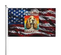 Bandiera Life Is Better With A Cocker Spaniel Bandiere 90X150cm