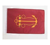 BANDIERA LORD GRAND'AMMIRAGLIO DEL REGNO UNITO 45x30cm - BANDIERINA STORICA BRITANNICA 30 x 45 cm cordicelle - AZ FLAG