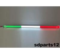 Bandiera Luminosa 60 cm 45 LED Italia Per Camion 24v Striscia Accendisigari