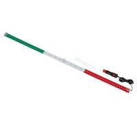 BANDIERA ITALIANA LUMINOSA A 72 LED 90CM PER CAMION 24V STRISCIA ACCENDISIGARI