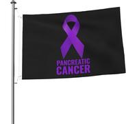 Bandiera luminosa per tumori al pancreas 2x3 piedi