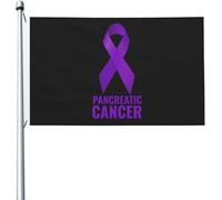 Bandiera luminosa per tumori al pancreas 3x5 piedi