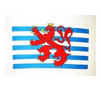 BANDIERA LUSSEMBURGO CIVILE 90x60cm - BANDIERA LUSSEMBURGHESE CON LEONE 60 x 90 cm - AZ FLAG