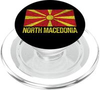 BANDIERA MACEDONIA DEL NORD SKOPJE YUGOSLAVIA PopSockets PopGrip per MagSafe
