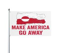 Bandiera Make America Go Away, Groenlandia in vendita, 3x5 bandiere da giardino, stendardo per esterni