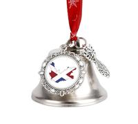 Bandiera Mappa del Capo Occidentale Stampato Campane di Natale Ornamento Albero di Natale Appeso Decorazione Decorazione per le Vacanze