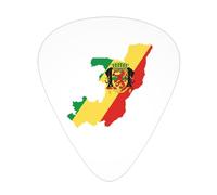 Bandiera Mappa del Congo Plettri per chitarra Plettri per chitarra basso 12 pezzi