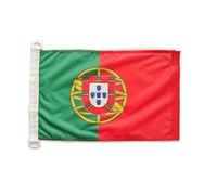 Bandiera marittima della Spagna 45x30cm - Padiglione di convenienza spagnola 30 x 45 cm Anelli (Portogallo)