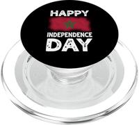 Bandiera marocchina con scritta "Happy Independence Day" PopSockets PopGrip per MagSafe