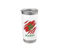 Bandiera Marocco Dima Maghreb Bicchiere termico in acciaio inox doppia parete