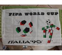 Bandiera MASCOTTE UFFICIAL ITALIA 90 FIFA WORLD CUP Stendardo Copyright86 NUOVO