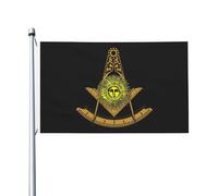 Bandiera massonica Past Master 3x5FT Bandiera decorativa per esterni