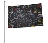Bandiera matematica e fisica 0,6 x 0,9 m stampa su entrambi i lati bandiere da giardino bandiera da cortile per esterni bandiere regalo banner con occhielli sfondo fotografico per interni ed esterni