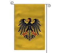 Bandiera medievale con stemma da giardino, 30,5 x 45,7 cm, double face, per esterni