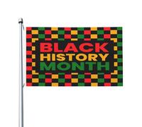 Bandiera Mese Della Storia Dei Neri Doppie Cuciture Bannière Decor Garden Flag Per Giardino Bar Home 3X5Ft
