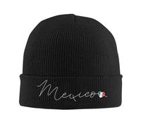 Bandiera Messicana Cuore Messicano Cappelli Autunno Inverno Skullies Berretti Moda Berretto Femminile Maschile Acrilico zucchetto
