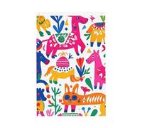 Bandiera messicana Otomi Animali Benvenuto Giardino 2x3 Ft No Fade Double Sided Casa Yard Bandiere Outdoor Banner Decor Per Cortile Portico Prato