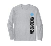 Bandiera Micronesia Verticale Maglia a Manica