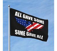Bandiera militare per camper con scritta in lingua inglese "All Gave some Military Flag for Room" per ragazzi, divertente (60 x 90 cm)