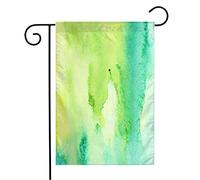 Bandiera Modern Hand Ink Graphic Gradient Painted Watercolor Abstract Texture Pure Pattern Prova Di Sbiadimento Bandiera Di Benvenuto, Per Feste Strada, Balcone, 30x45cm