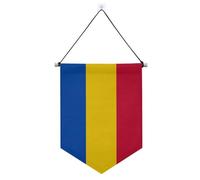 Bandiera Moldava banner appeso con asta telescopica banner stanza decorazioni cortile all'aperto per Indoor,Outdoor Party suministros para fiesta de a?o nuevo