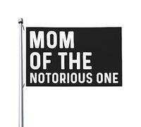 Bandiera Mom Of The Notorious One per camera da letto per adolescenti, decorazione da parete su entrambi i lati per esterni, 9,1 x 1,5 m, arazzo Mom Of The Notorious One per soggiorno