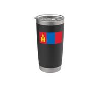 Bandiera mongola della Mongolia Bicchiere termico in acciaio inox doppia parete