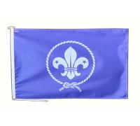 Bandiera movimento scout scout internazionale con corda e levetta - varie misure