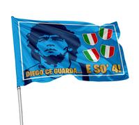 Bandiera Napoli Campione D'Italia scudetto stadio balcone varie grafiche