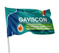 Bandiera Napoli Campione D'Italia scudetto stadio balcone varie grafiche