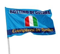 Bandiera Napoli Campione D'Italia scudetto stadio balcone varie grafiche