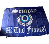 bandiera napoli stampata 1,5m x 2,30m, sempre al tuo fianco