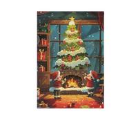 Bandiera natalizia tradizionale da giardino con scritta "Merry Christmas in Traditional Folk Home" su entrambi i lati, decorazione per feste, 71 x 101 cm