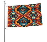 Bandiera nativa del sud-ovest americano 2x3 FT a doppia faccia all'esterno, grande striscione per la bandiera della casa, decorazione per esterni