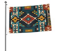 Bandiera nativa del sud-ovest americano 2x3 FT a doppia faccia all'esterno, grande striscione per la bandiera della casa, decorazione per esterni