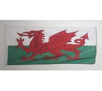 BANDIERA NAVALE GALLES 45x30cm - BANDIERA MARITIMA GALLESE 30 x 45 cm speciale nautismo - AZ FLAG