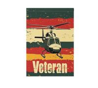Bandiera nazionale dei veterani della guerra del Vietnam Bandiera nazionale Un elicottero Bandiere decorative per esterni Banner decorativo per esterni per la decorazione del patio 28x40 Double Sided