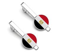 Bandiera Nazionale Della Repubblica Araba D'Egitto Fermacravatta Personalizzato Da Uomo Regalo Di Nozze Per Testimone Dello Sposo Testimone Dello Sposo Usciere Compleanno