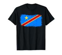 Bandiera nazionale della Repubblica Democratica del Congo Maglietta