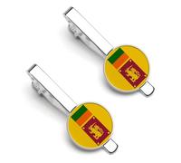 Bandiera Nazionale Della Repubblica Democratica Socialista Dello Sri Lanka Fermacravatta Da Uomo Cravatta Matrimonio Affari Vita Quotidiana Anniversario Di Matrimonio Affari Festa Del Papà