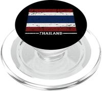 Bandiera nazionale della Thailandia, vintage, design invecchiato PopSockets PopGrip per MagSafe