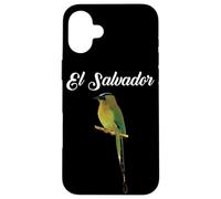 Bandiera nazionale El Salvador Torogoz Uccello Salvadoriano Pupusas Custodia per iPhone 16 Plus