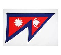 BANDIERA NEPAL 150x90cm - GRAN BANDIERA NEPALESE 90 x 150 cm Poliestere leggero - Bandiere - AZ FLAG
