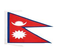 BANDIERA NEPAL 45x30cm - BANDIERINA NEPALESE 30 x 45 cm cordicelle - AZ FLAG