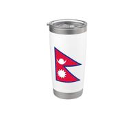 Bandiera nepalese del Nepal Bicchiere termico in acciaio inox doppia parete